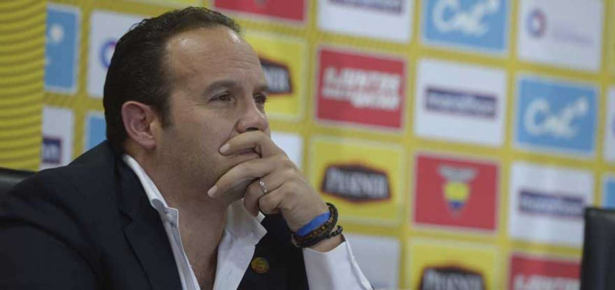 Francisco Egas fue elegido como presidente de la Ecuaf&uacute;tbol en enero de 2019, para conducirla por cuatro a&ntilde;os.   