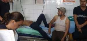 En el Hospital Regional del Sur, en Choluteca, fueron atendidos los migrantes. 