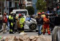 Cámara de seguridad captó el momento exacto del colapso de vivienda en Cuenca