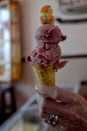 Colada morada, bajo cero