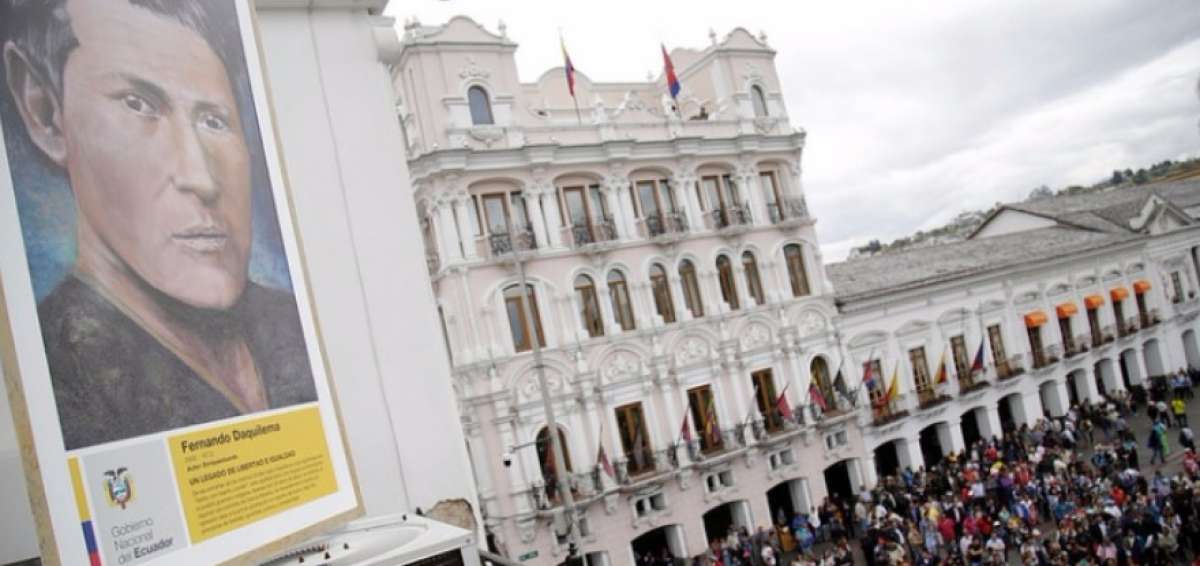 En Cambio de Guardia se exhibi&oacute; retrato de Fernando Daquilema