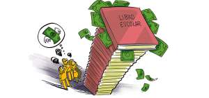 Las listas de &uacute;tiles exceden el salario b&aacute;sico en planteles