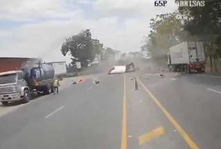 Accidente en Nobol deja un muerto y tres heridos en la vía a Daule