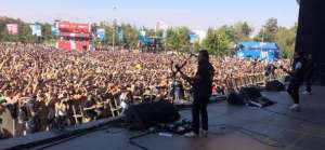 La banda mexicana Molotov fue una de las m&aacute;s aclamadas en el festival. FOTO: Tomada de la cuenta &rlm;@lajornadaonline
