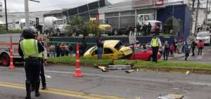 Seis heridos dej&oacute; accidente en sector Parque de los Recuerdos, en Quito