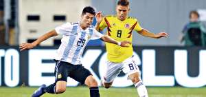 Exequiel Palacios, volante creativo de 19 a&ntilde;os que deslumbra en River Plate, fue la figura de la Albiceleste en los duelos ante Guatemala y Colombia.