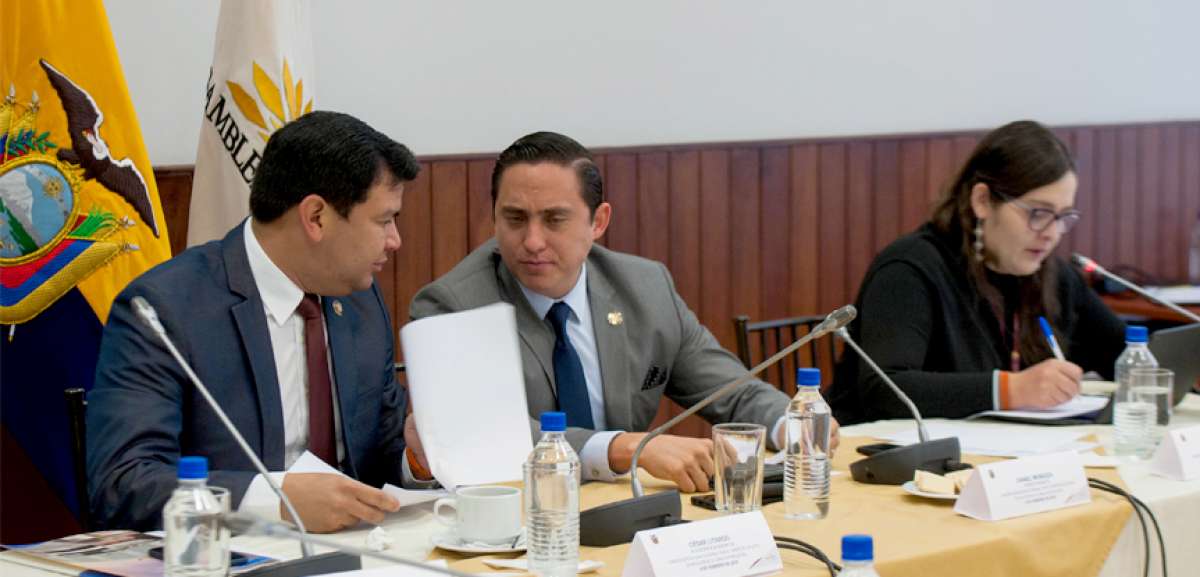 La comisi&oacute;n ocasional sesion&oacute; ayer con 7 de sus 10 miembros. Ellos revisaron la Ley del CPCCS.