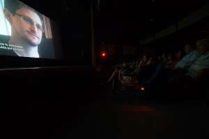 Citizenfour, el documental de Laura Poitras fue el primero en proyectarse en el Maac Cine, durante los EDOC 14 edici&oacute;n. Foto: Miguel Castro / El Tel&eacute;grafo