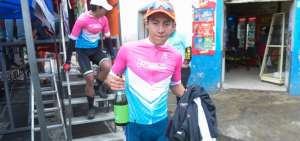 Jerson Urbano gan&oacute; la primera etapa de la Cl&aacute;sica Carapaz