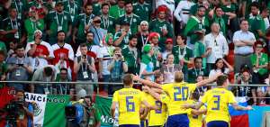 Suecia puso los goles, pero M&eacute;xico la hinchada en el estadio Ekaterimburgo Arena.