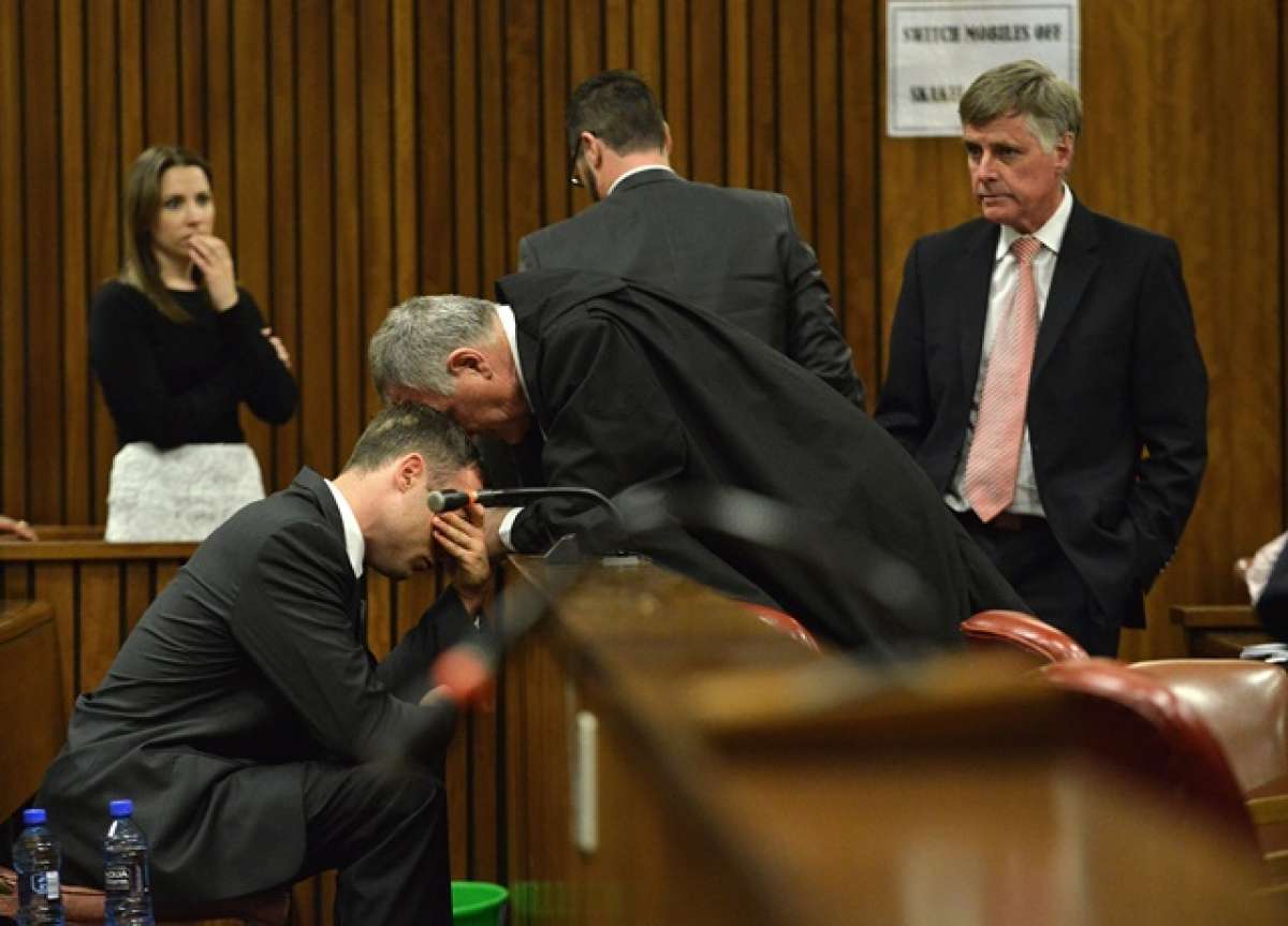 Pistorius fue declarado culpable de homicidio involuntario el mes pasado. Foto: AFP