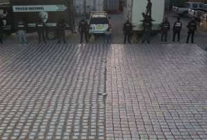 Policía Nacional incautó cerca de cinco toneladas de cocaína que tenía como destino España