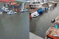 Fuertes lluvias dejan sectores inundados en Salinas