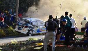 Es el m&aacute;s grave accidente ocurrido en Espa&ntilde;a en una prueba de este tipo. Foto: Internet