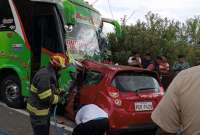 Accidente de tránsito dejó un fallecido en el cantón Bolívar. 