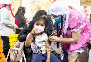 Ecuador arrancó la vacunación contra Covid-19 para niños de tres y cuatro años