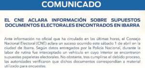 El CNE desmiente rumor de Andr&eacute;s P&aacute;ez