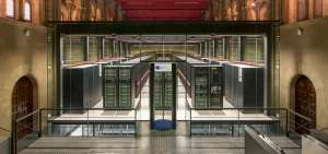 El ordenador de MareNostrum instalado en el Centro Nacional de Supercomputaci&oacute;n (BSC, en Barcelona, Espa&ntilde;a).