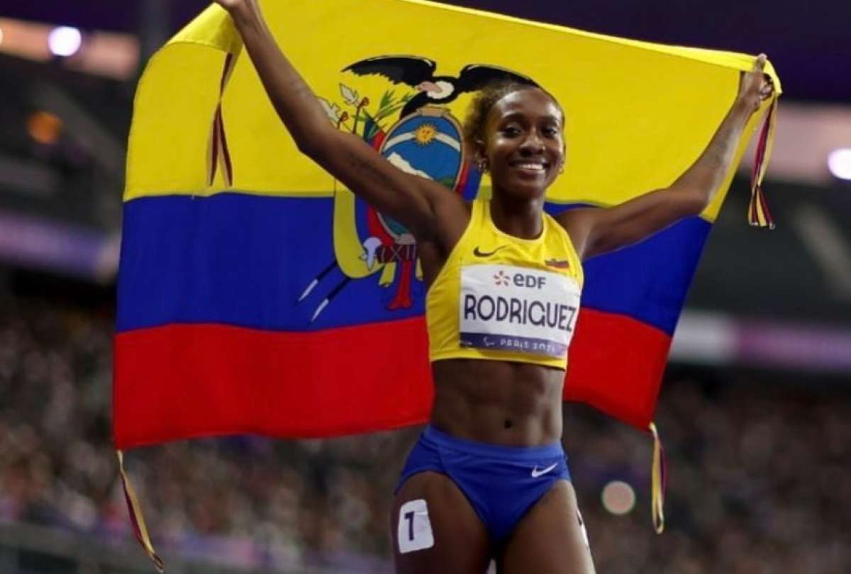 La velocista ecuatoriana Kiara Rodríguez ganó medalla de oro en Nueva Delhi y domina el para atletismo mundial.