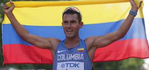 Ar&eacute;valo ofrece a Colombia su segundo t&iacute;tulo mundial de marcha