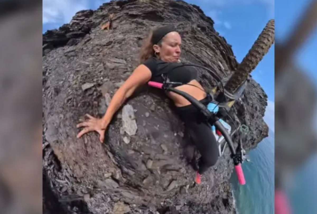 La influencer Cecilia Sope&ntilde;a sufri&oacute; una aparatosa ca&iacute;da mientras grababa su recorrido en bicicleta.