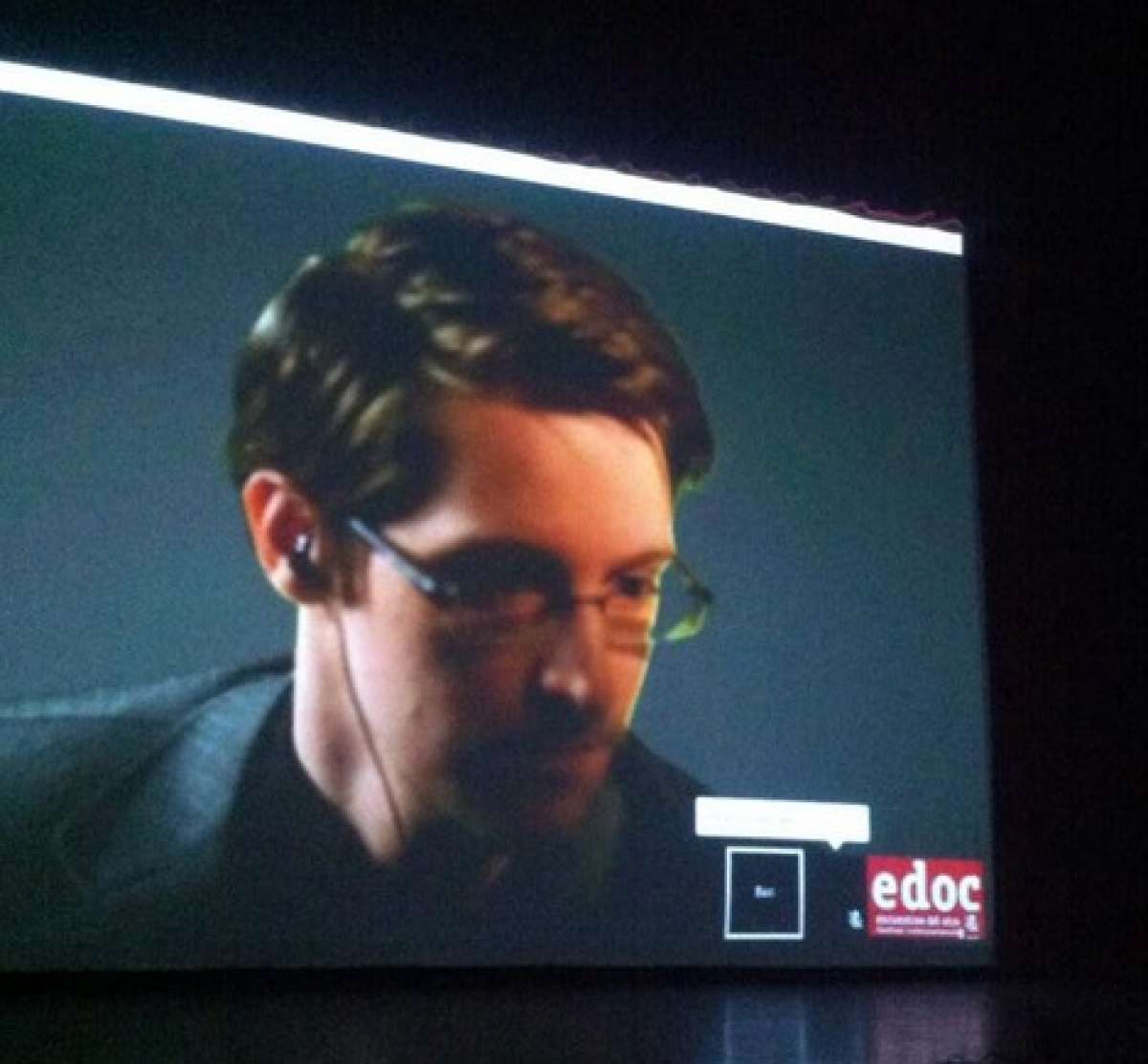 Videoconferencia con Edward Snowden inaugur&oacute; la XIV edici&oacute;n del Festival EDOC