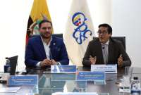 Consejeros del CPCCS durante la sesión en la que se debatieron reformas al reglamento del concurso para fiscal general.