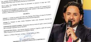 El decreto fue emitido hoy por el presidente Moreno