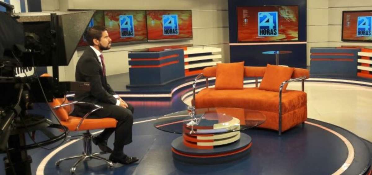 Abdal&aacute; Bucaram Pulley particip&oacute; este lunes en una entrevista en Teleamazonas.