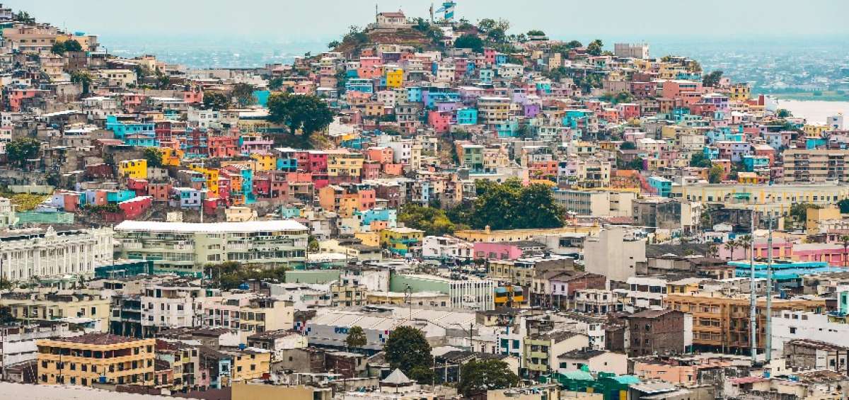 La urbe de tonos pasteles y vivos