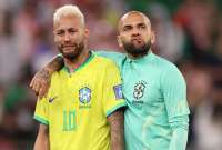 Neymar no pudo participar en la tanda de penales ante Croacia