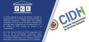 La Procuradur&iacute;a respondi&oacute; el 23 de enero a la CIDH sobre medidas cautelares