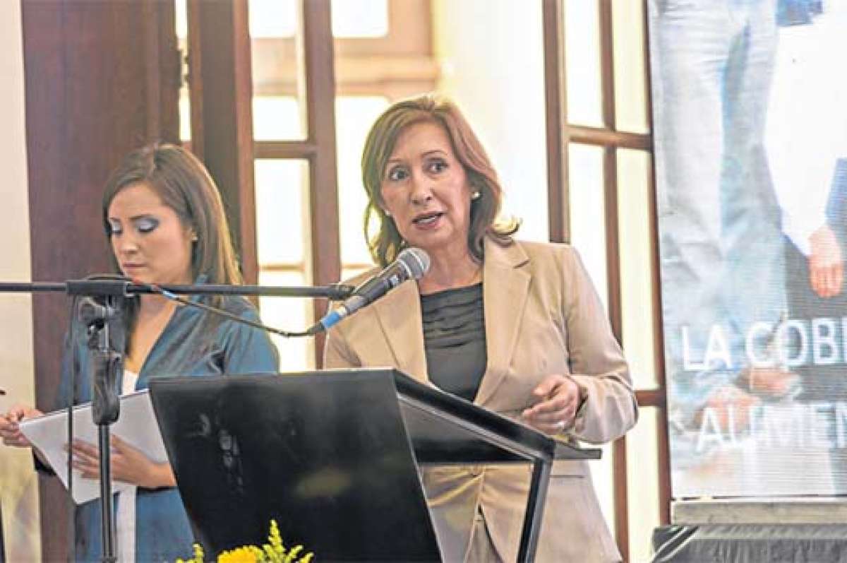 La ministra Doris Soliz se refiri&oacute; al desarrollo infantil, la econom&iacute;a social, entre otros. Foto: Fernando Sandoval