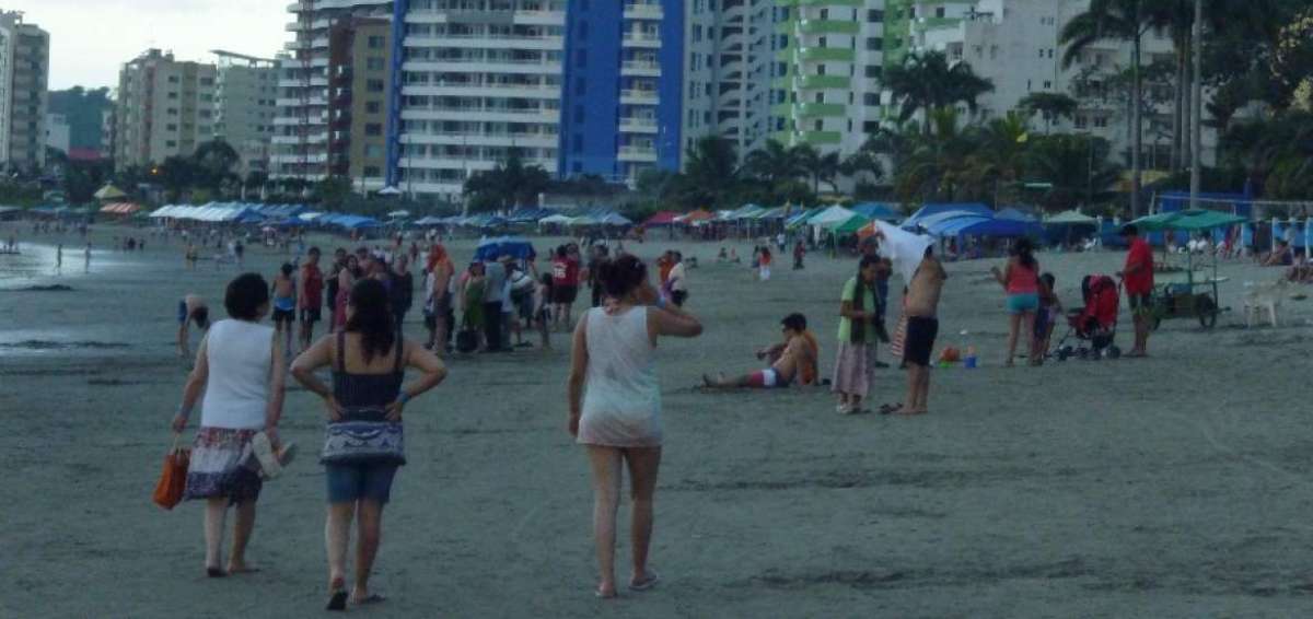Las playas de Esmeraldas son muy concurridas para despedirse del a&ntilde;o.