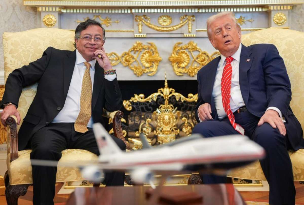 La reuni&oacute;n entre Trump y Petro en la Casa Blanca se desarrolla a puerta cerrada sin prensa