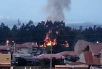 Incendio en Cuenca 