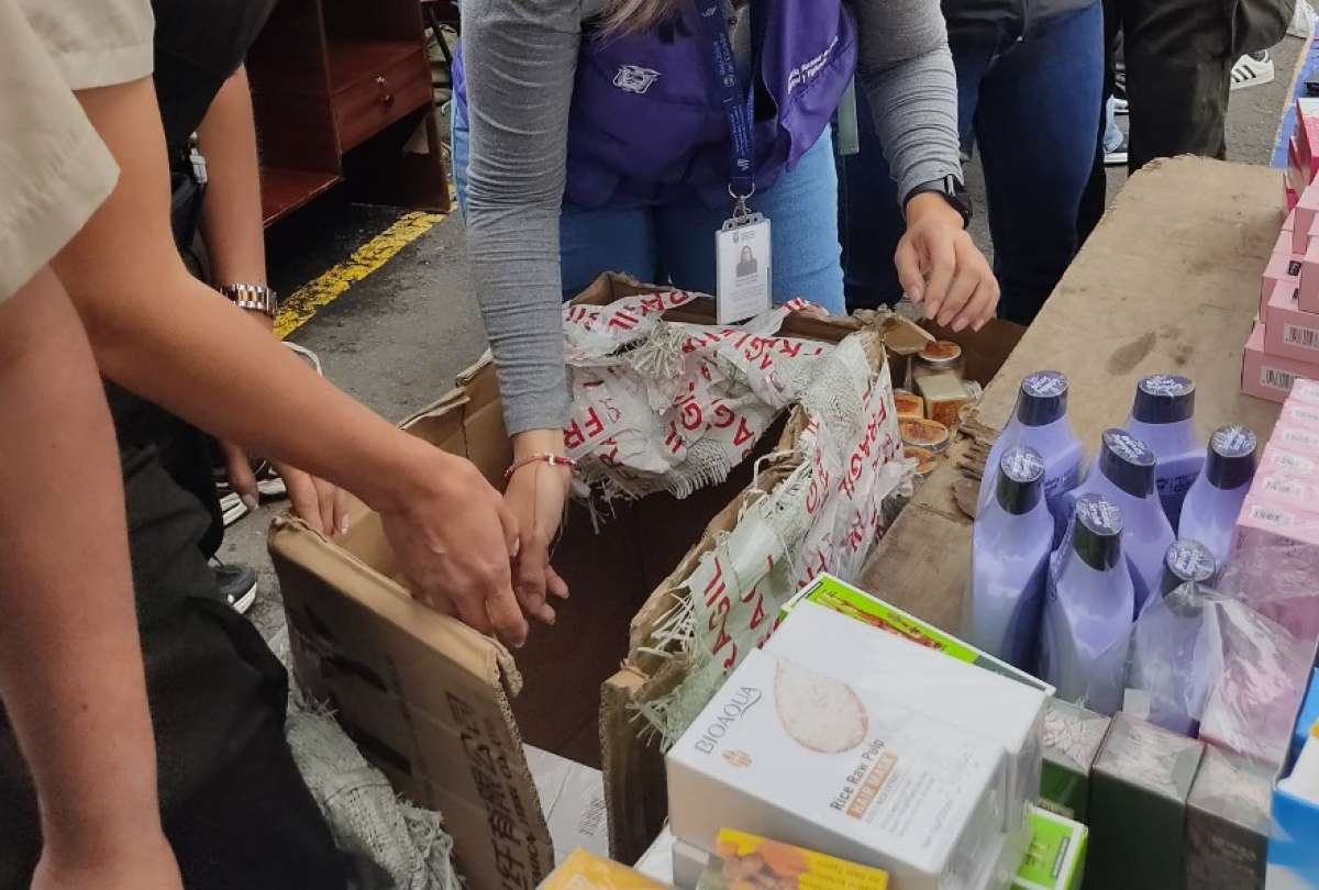 Los técnicos de ARCSA inspeccionaron varios puestos del mercado 