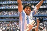 Subastaron la camiseta con la que Maradona ganó el Mundial del 86