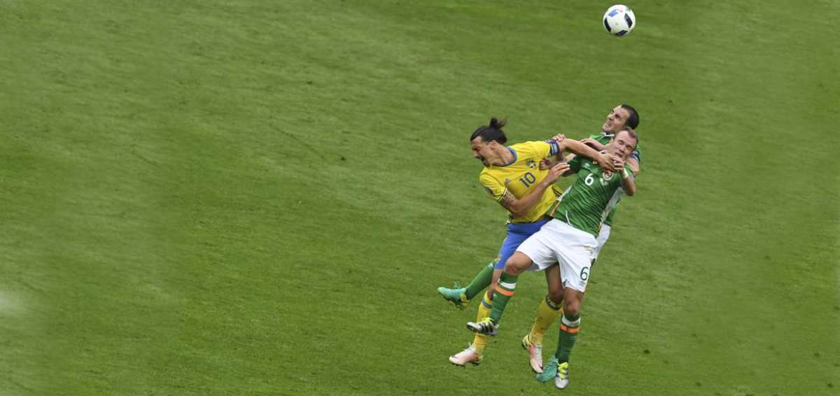Suecia e Irlanda empatan 1-1 por el grupo E de la 'Euro'
