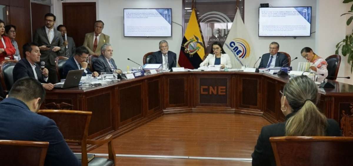 Pleno del CNE tendr&aacute; su primera sesi&oacute;n telem&aacute;tica