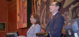 La presidenta Elizabeth Cabezas presid&iacute;a la sesi&oacute;n 580 cuando se habr&iacute;a realizado la grabaci&oacute;n ilegal del audio. 
