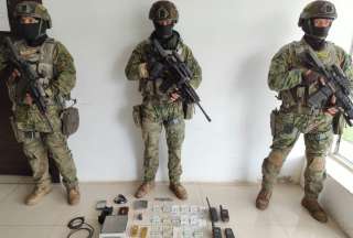 Militares realizaron operativos de seguridad en Esmeraldas. 