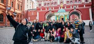 Tres periodistas ecuatorianos viajaron en octubre a la ciudad de Mosc&uacute;. Junto a otros 22 comunicadores latinoamericanos pasearon por el famoso Cuadrado Rojo.