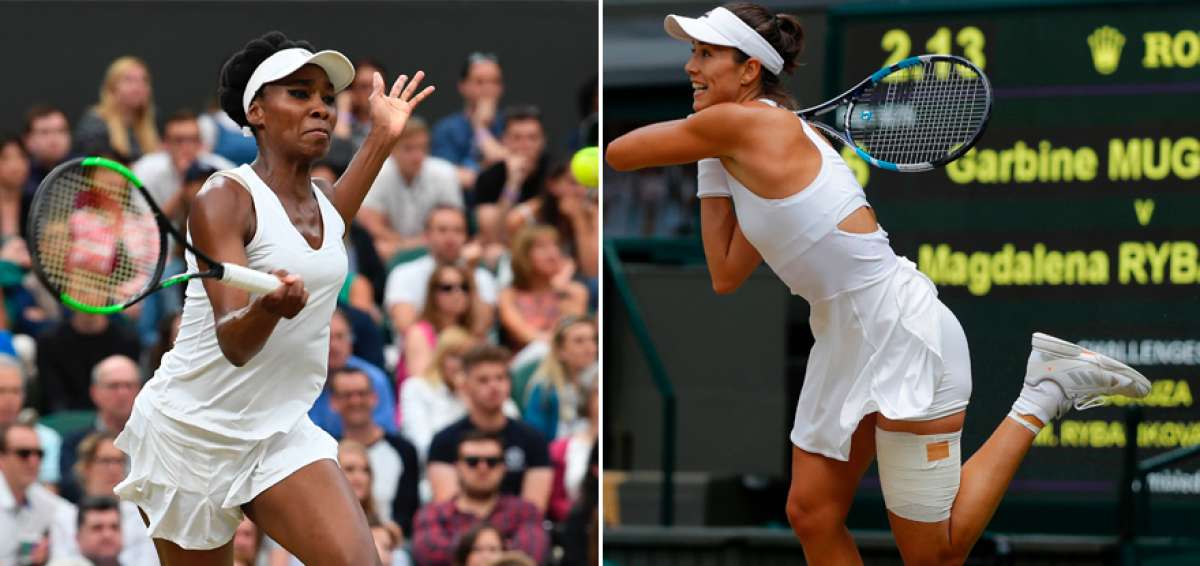 Venus Williams (izq:) se ubica en el puesto 11 del ranking WTA. Mientras que Garbi&ntilde;e Muguruza -hispanovenezolana- aparecer&aacute; este lunes entre las 8 mejores tenistas del mundo.