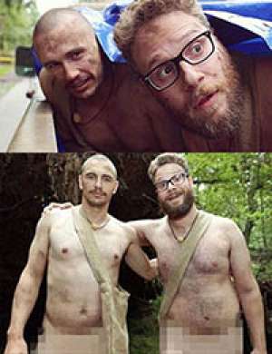 James Franco y Seth Rogen se desnudan en "cuerpo y alma" 