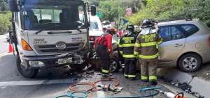 Accidente de tr&aacute;nsito en el sector del r&iacute;o Pisque deja una persona herida