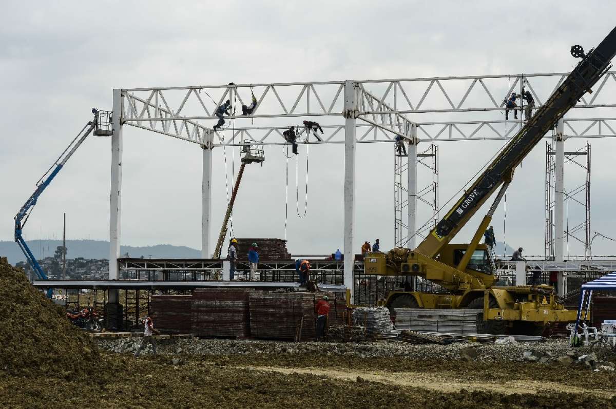 Los trabajos en el Parque Samanes, en Guayaquil, tienen un avance del 70%. Foto: Lylibeth Coloma/El Tel&eacute;grafo 