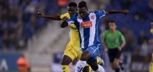 Felipe Caicedo marc&oacute; con el Espanyol pero se lesion&oacute;