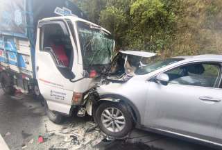 ECU 911 coordinó atención de cinco heridos en accidente de tránsito en Calacalí