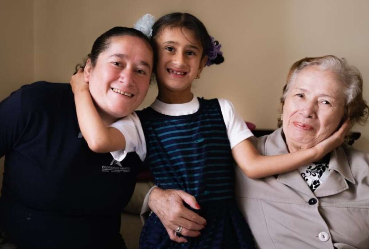 Una de las familias que ser&aacute; parte de la carrera. 